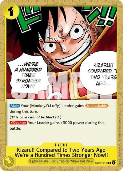 Kizaru Compared to Two Years Ago Were a Hundred Times Stronger Now Starter Deck 29: Egghead One Piece card