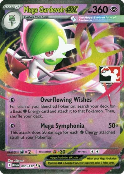 Mega Gardevoir ex Prize Pack Series Cards Pokemon card