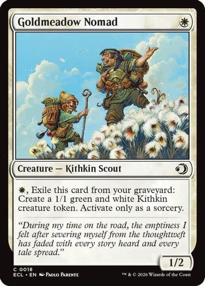 Goldmeadow Nomad Lorwyn Eclipsed Magic card