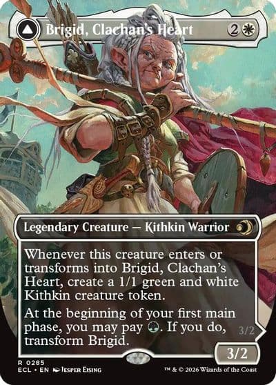 Brigid Clachans Heart Borderless Lorwyn Eclipsed Magic card