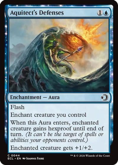 Aquitects Defenses Lorwyn Eclipsed Magic card