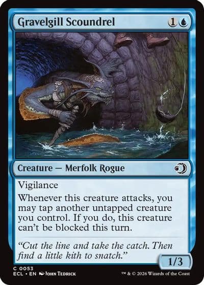 Gravelgill Scoundrel Lorwyn Eclipsed Magic card