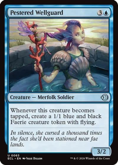 Pestered Wellguard Lorwyn Eclipsed Magic card