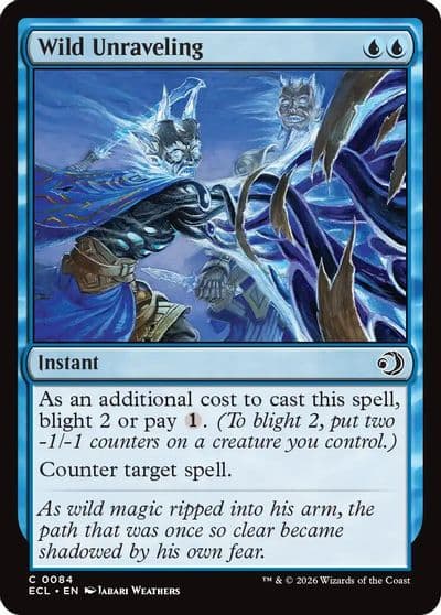 Wild Unraveling Lorwyn Eclipsed Magic card