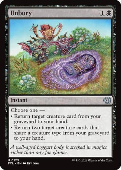 Unbury Lorwyn Eclipsed Magic card
