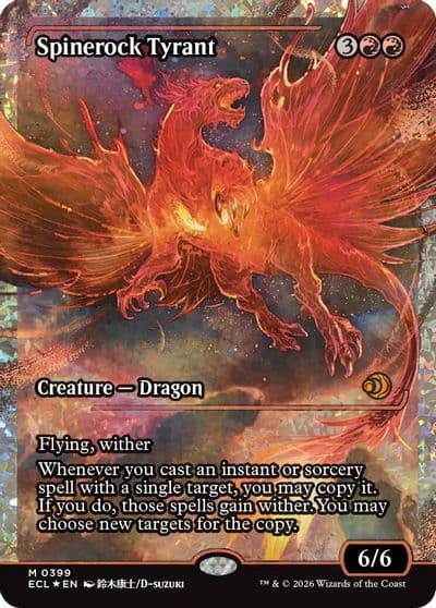 Spinerock Tyrant 0399 Showcase Fracture Foil Lorwyn Eclipsed Magic card