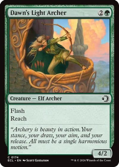 Dawns Light Archer Lorwyn Eclipsed Magic card