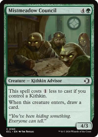 Mistmeadow Council Lorwyn Eclipsed Magic card