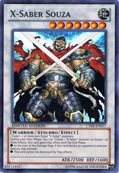 X Saber Souza 2012 Collectors Tin Yu-Gi-Oh! card