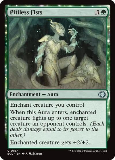 Pitiless Fists Lorwyn Eclipsed Magic card