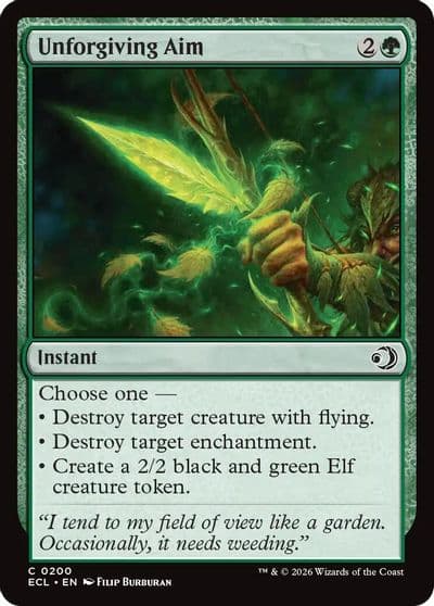 Unforgiving Aim Lorwyn Eclipsed Magic card