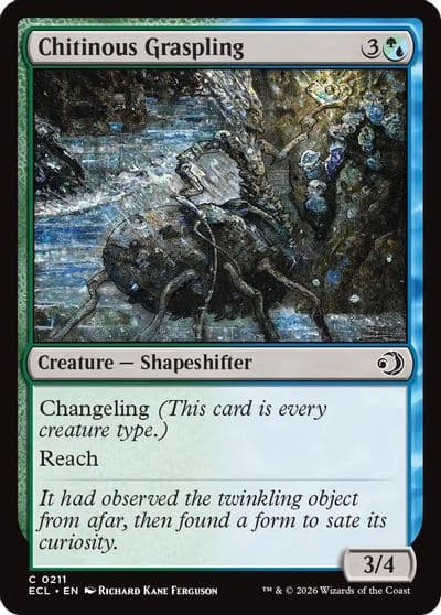 Chitinous Graspling Lorwyn Eclipsed Magic card