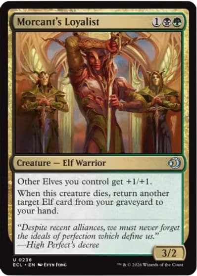 Morcants Loyalist Lorwyn Eclipsed Magic card