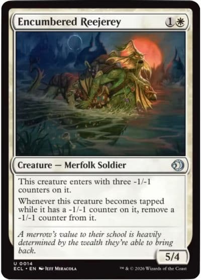 Encumbered Reejerey Lorwyn Eclipsed Magic card