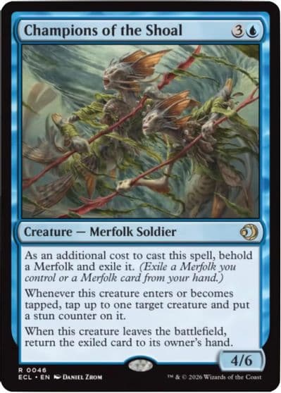 Champions of the Shoal Lorwyn Eclipsed Magic card
