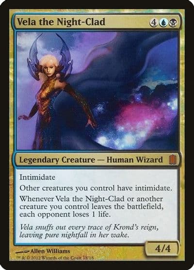 Vela the Night Clad Commander's Arsenal Magic card