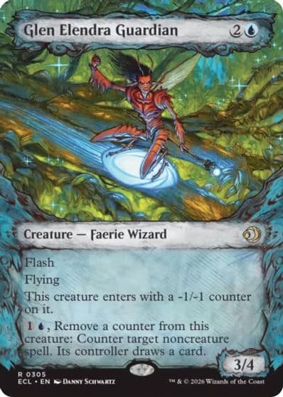 Glen Elendra Guardian 0305 Showcase Lorwyn Eclipsed Magic card