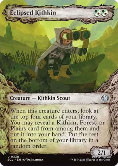 Eclipsed Kithkin Showcase Lorwyn Eclipsed Magic card