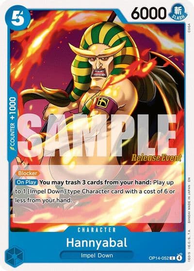 Hannyabal The Azure Sea's Seven Release Event Cards One Piece card