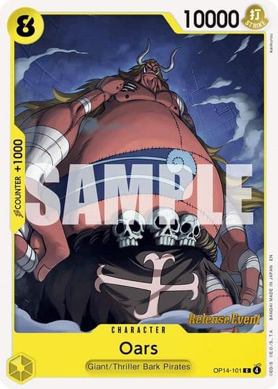 Oars The Azure Sea's Seven Release Event Cards One Piece card