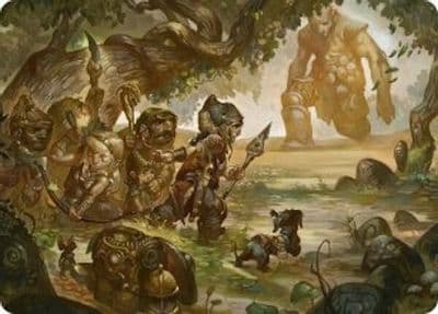 Protective Response Art Card Art Series: Lorwyn Eclipsed Magic card