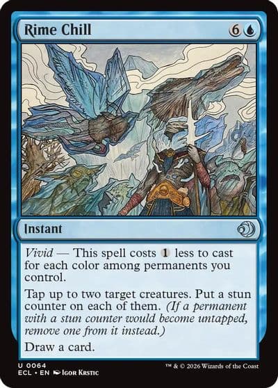 Rime Chill Lorwyn Eclipsed Magic card