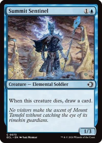 Summit Sentinel Lorwyn Eclipsed Magic card