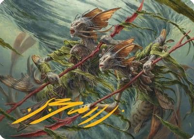 Champions of the Shoal Art Card Gold Stamped Signature Art Series: Lorwyn Eclipsed Magic card