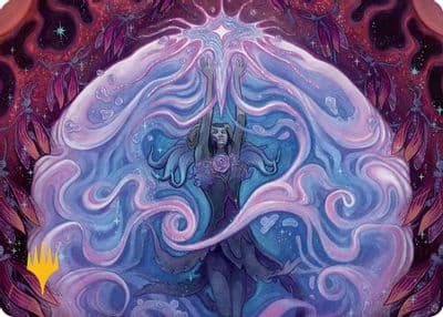 Glen Elendras Answer Art Card Gold Stamped Planeswalker Symbol Art Series: Lorwyn Eclipsed Magic card