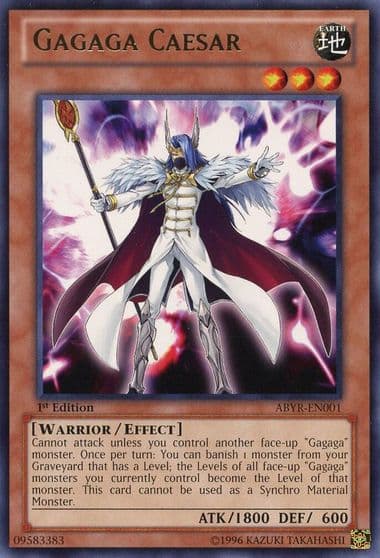 Gagaga Caesar Abyss Rising Yu-Gi-Oh! card