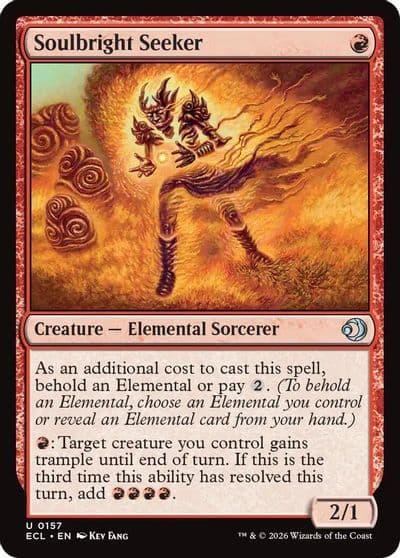 Soulbright Seeker Lorwyn Eclipsed Magic card