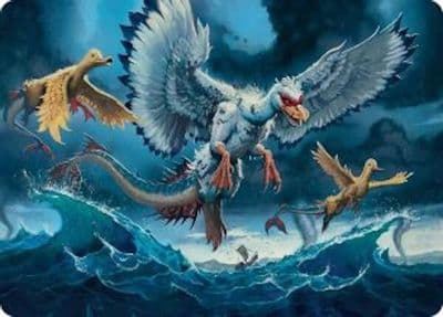 Sunderflock Art Card Art Series: Lorwyn Eclipsed Magic card