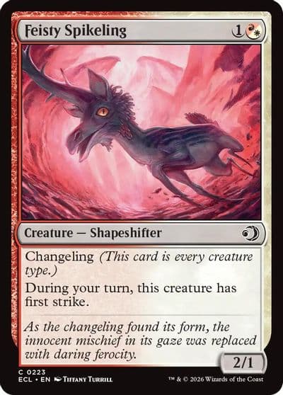 Feisty Spikeling Lorwyn Eclipsed Magic card