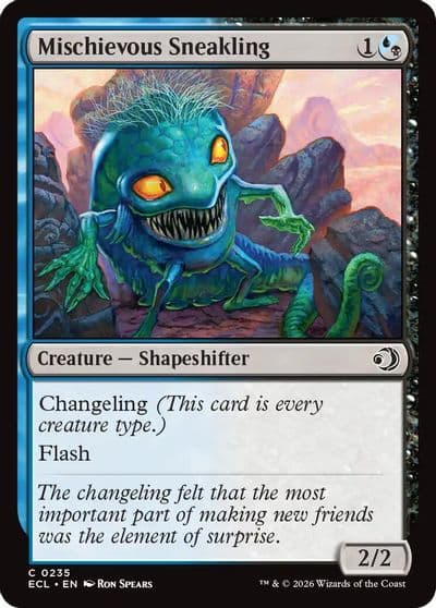 Mischievous Sneakling Lorwyn Eclipsed Magic card