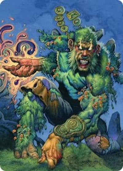 Aurora Awakener Art Card 17 54 Art Series: Lorwyn Eclipsed Magic card