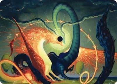 Celestial Reunion Art Card 42 54 Art Series: Lorwyn Eclipsed Magic card