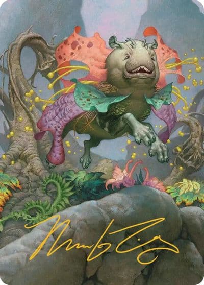 Vibrance Art Card Gold Stamped Signature Art Series: Lorwyn Eclipsed Magic card