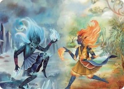 Ashlings Command Art Card Art Series: Lorwyn Eclipsed Magic card