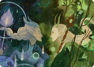 Trystans Command Art Card Art Series: Lorwyn Eclipsed Magic card