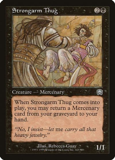 Strongarm Thug Mercadian Masques Magic card