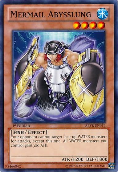 Mermail Abysslung Abyss Rising Yu-Gi-Oh! card