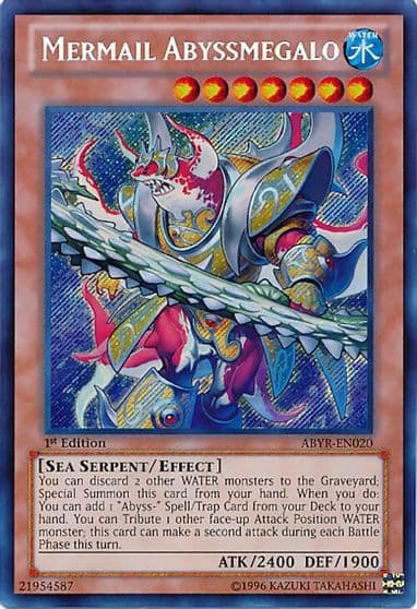 Mermail Abyssmegalo Abyss Rising Yu-Gi-Oh! card