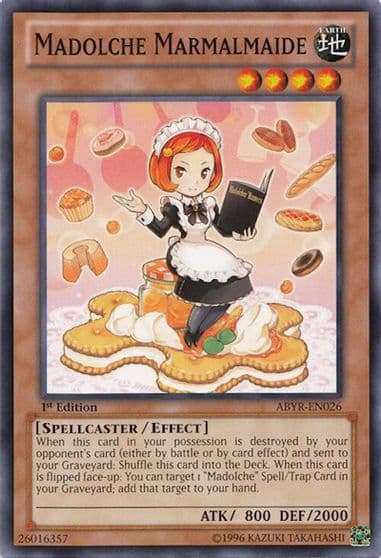 Madolche Marmalmaide Abyss Rising Yu-Gi-Oh! card
