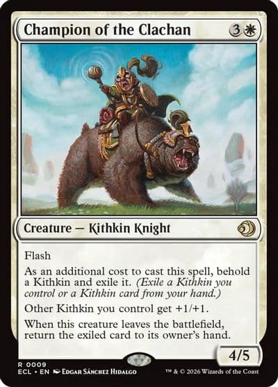 Champion of the Clachan Promo Pack: Lorwyn Eclipsed Magic card