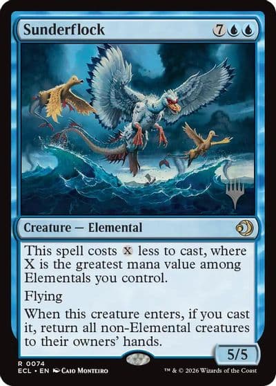 Sunderflock Promo Pack: Lorwyn Eclipsed Magic card