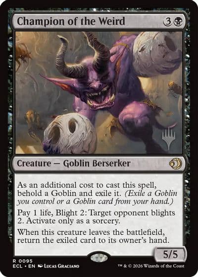 Champion of the Weird Promo Pack: Lorwyn Eclipsed Magic card