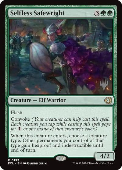 Selfless Safewright Promo Pack: Lorwyn Eclipsed Magic card
