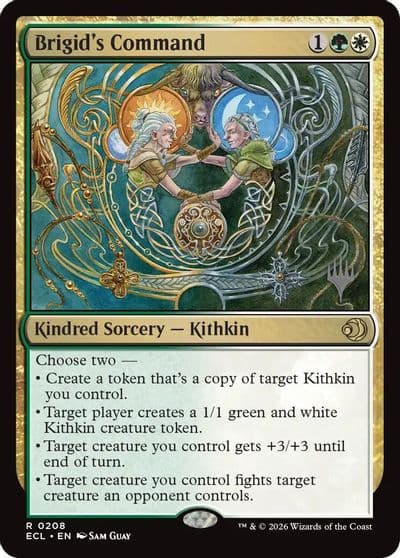 Brigids Command Promo Pack: Lorwyn Eclipsed Magic card