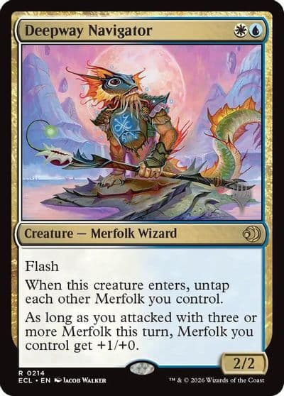 Deepway Navigator Promo Pack: Lorwyn Eclipsed Magic card