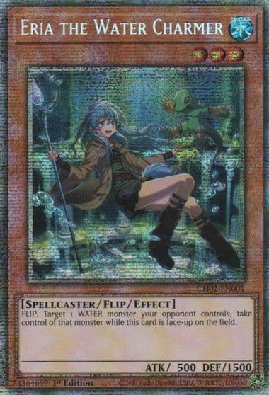 Eria the Water Charmer Starlight Rare THE CHRONICLES DECK: Spirit Charmers (All-Foil Edition) Yu-Gi-Oh! card